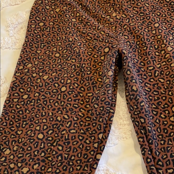 LaLaRoe OS Leopard Print Leggings - Picture 1 of 3